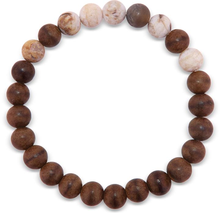 Immagine prodotto Leyda Bracciale Uomo (20 cm, Pietra)