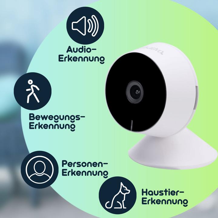 Actual product image Casativo Set of 3 full HD IP surveillance cameras, smart IR night vision (1920 x 1080 Pixels)