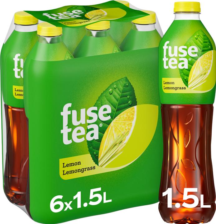 Actual product image Fusetea Lemon-Lemongrass (6 x 150 cl)