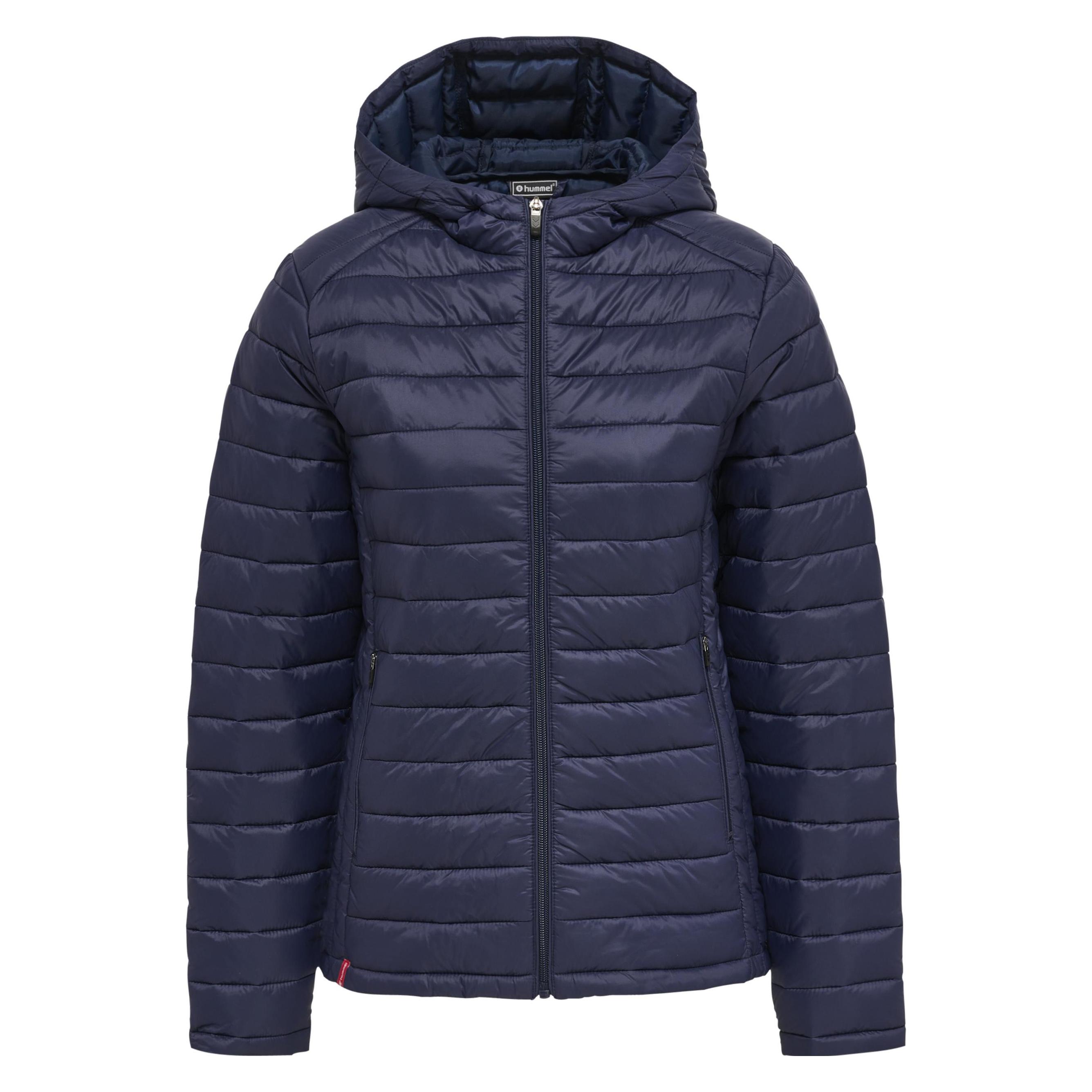Hummel, Damen, Winterjacken, Red Quilted Hood Jacket Woman, Blau, (M)