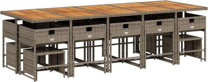 Produktbild vidaXL Garten Essgruppe (275 x 106 x 73 cm)