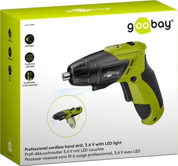 Actual product image Goobay 71880 Drilling machine 230 RPM Without key