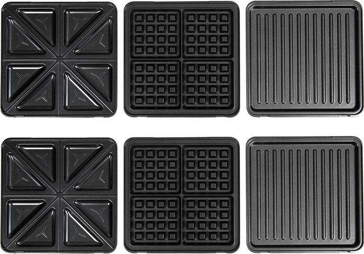 Produktbild Livoo 3-in-1-Gerät für Waffeln, Croques und Toast – für 4 Personen – x Marmiton