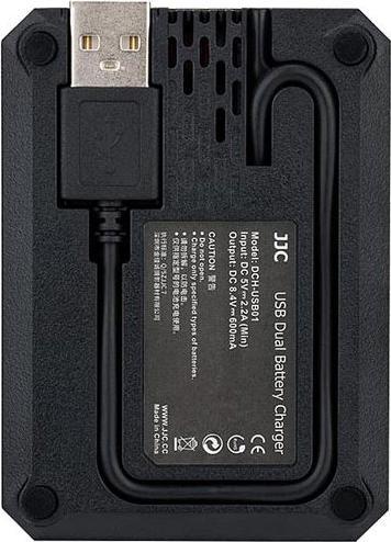 Image du produit JJC Chargeur double USB pour Panasonic BLF19 / BLK22 (Chargeur)