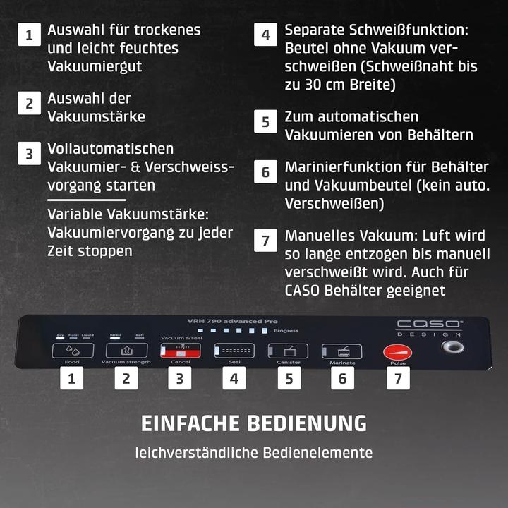 Produktbild Caso VRH 790 Pro Vacuum