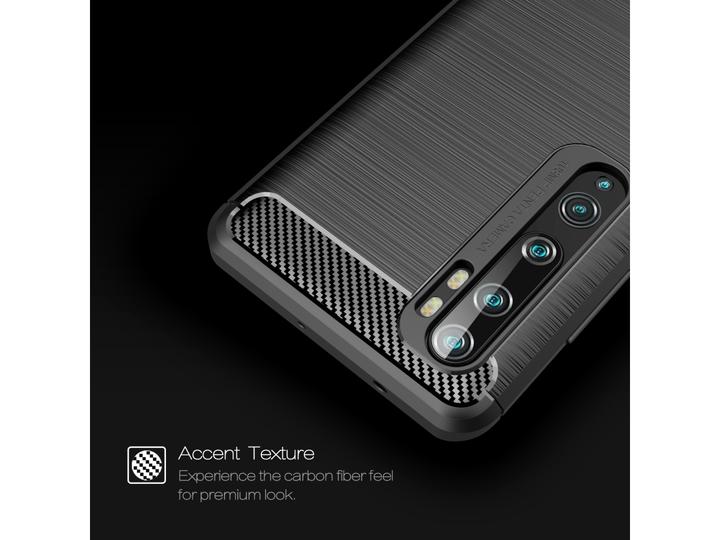 Actual product image Screenguard Xiaomi Mi Note 10 Cover Carbon Brushed Soft TPU (Xiaomi Mi Note 10)