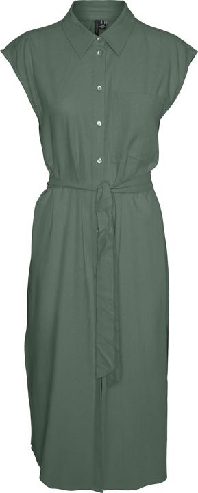 Vero Moda VMMYMILO Langes Kleid Hemdblusenkleid (S)