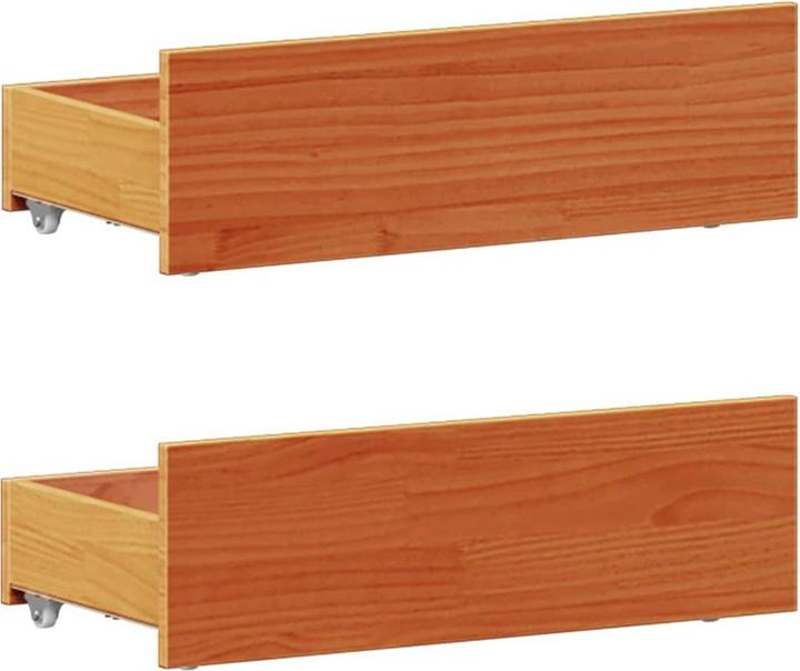 Produktbild vidaXL Bücherregalbett (100 x 200 cm)