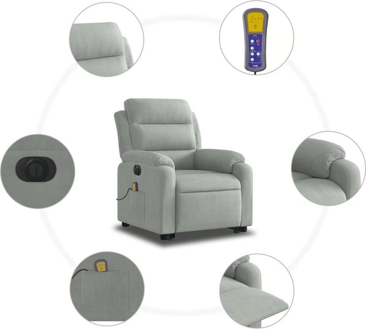 Image du produit vidaXL Massagesessel mit Aufstehhilfe
