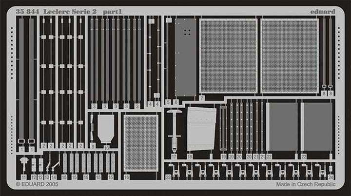 Actual product image Eduard Leclerc Series 2 for Tamiya kit