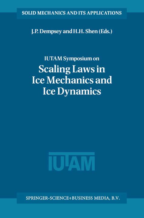 Energie-Label IUTAM Symposium on Scaling Laws in Ice Mechanics and Ice Dynamics (H. H. Shen, J. P. Dempsey, 2010)