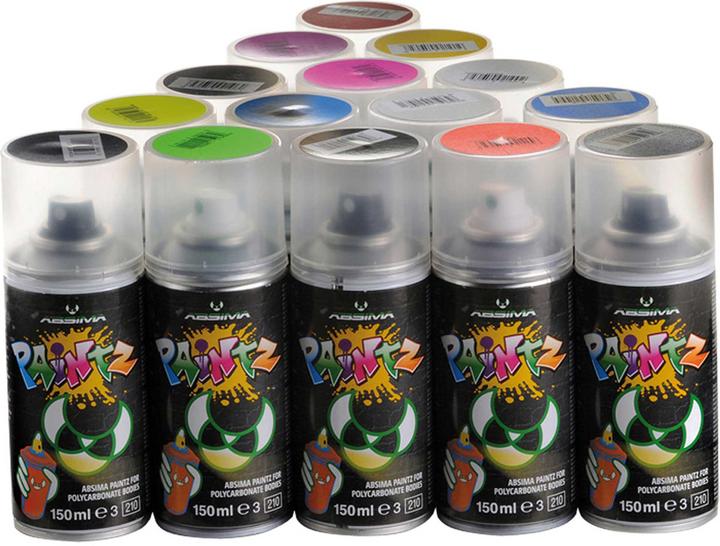Actual product image Absima polycarbonate spray "paintz" white 150ml