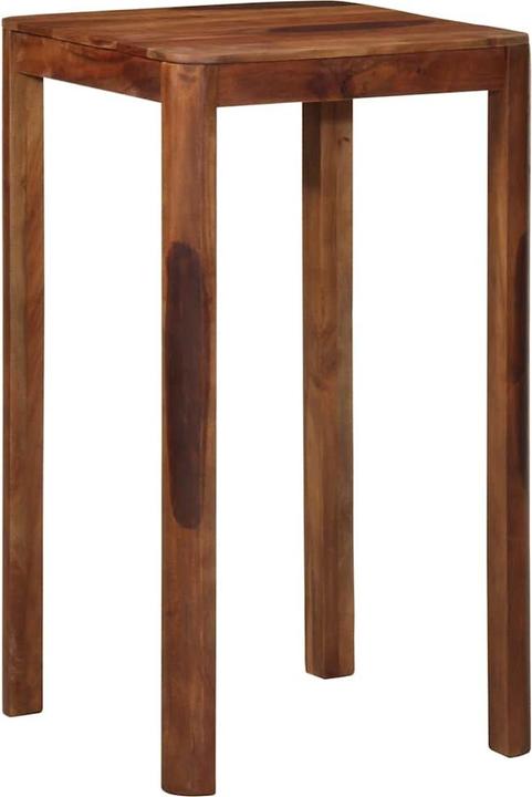 vidaXL Bartisch 60x60x107 cm Massivholz Akazie