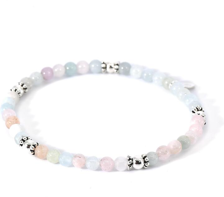 Immagine prodotto Balibay Nuray (18 cm, Pietra preziosa, Argento 925, Agata, Morganite)