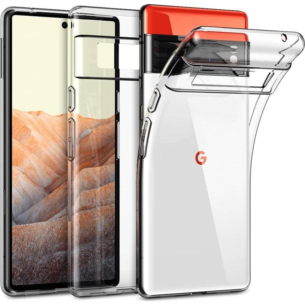 Screenguard Google Pixel 6 Pro Flexible TPU Clear Case (Google Pixel 6 Pro), Smartphone Hülle, Transparent