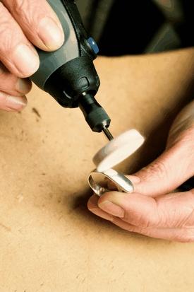 Produktbild Dremel Polierfilz Ø 9,5 mm (4 Stück)