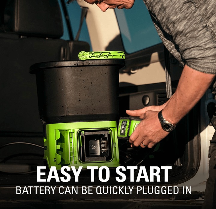 Actual product image Greenworks GDC40 (Rechargeable battery operated)