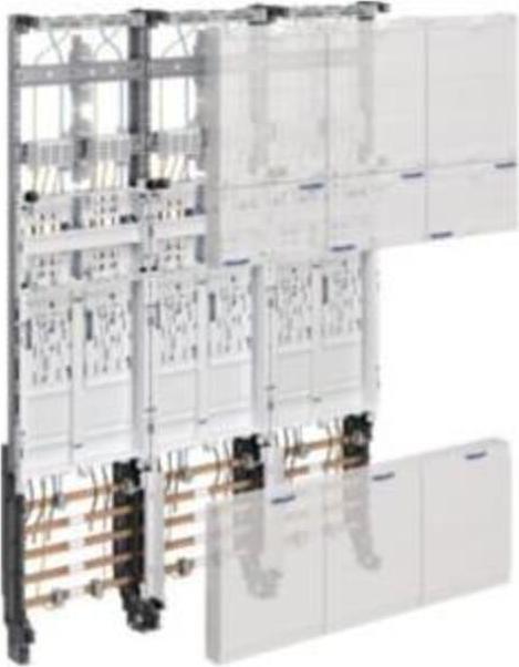 Actual product image Hager Complete panel 1050mm 3-panel ZL3EL26
