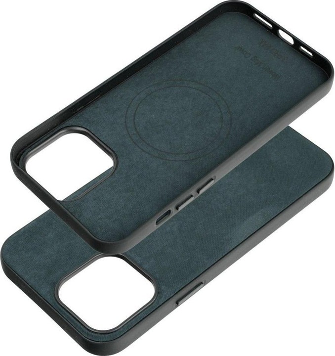 Actual product image OEM Back panel cover WOVEN MAG COVER case compatible with MagSafe for IPHONE 13 Pro Max green (Apple iPhone 13 Pro Max)