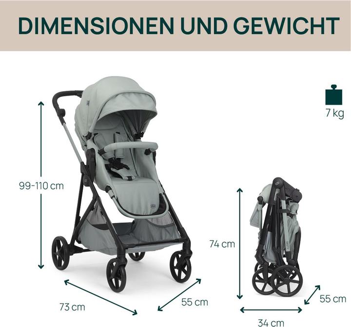 Actual product image Chicco Seety Stroller (0 Months - 4 years)