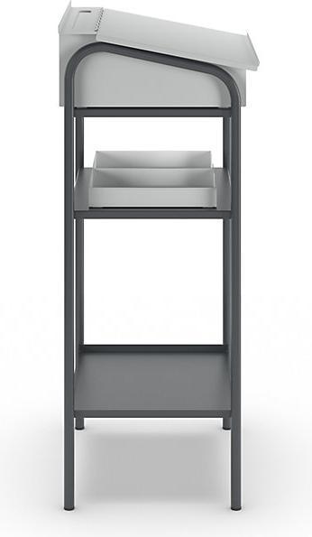 Actual product image eurokraft pro Workshop desk, 2 shelves, HxWxD 1140 x 590 x 520 mm. (59 x 52 x 114 cm)