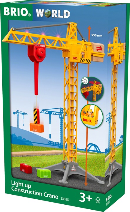 Actual product image Brio Building crane with lights