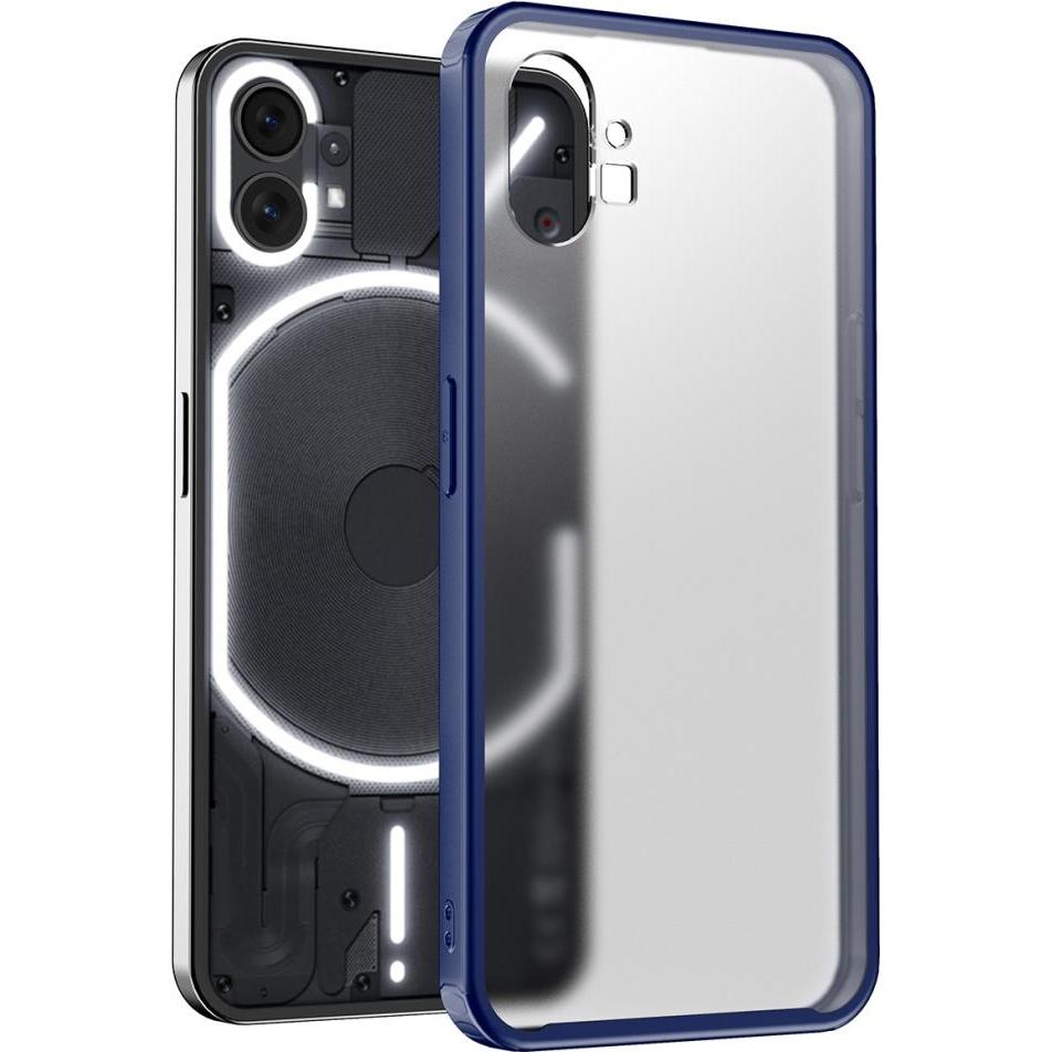 Screenguard Anti-Impact Hülle (Nothing Phone (1)), Smartphone Hülle, Blau, Transparent
