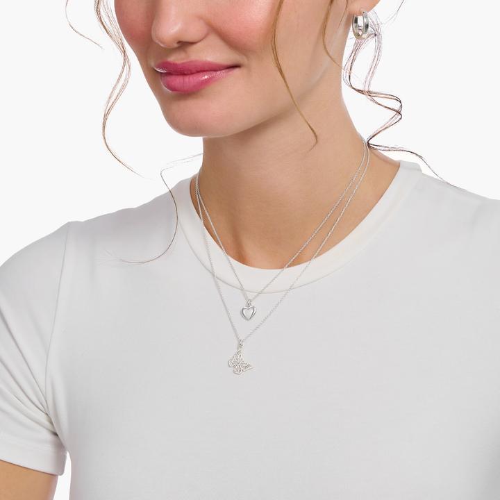 Immagine prodotto Thomas Sabo Collana con ciondolo a cuore in argento (Argento 925, 38 cm)