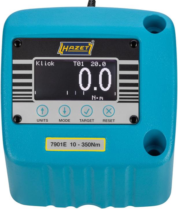 Produktbild HAZET Drehmoment-Prüfgerät ∙ elektronisch ∙ 10 - 350 Nm 7901E ∙ Nm min-max: 10 - 350 Nm ∙ Vierkant1… (1/2", 10 Nm, 350 Nm)