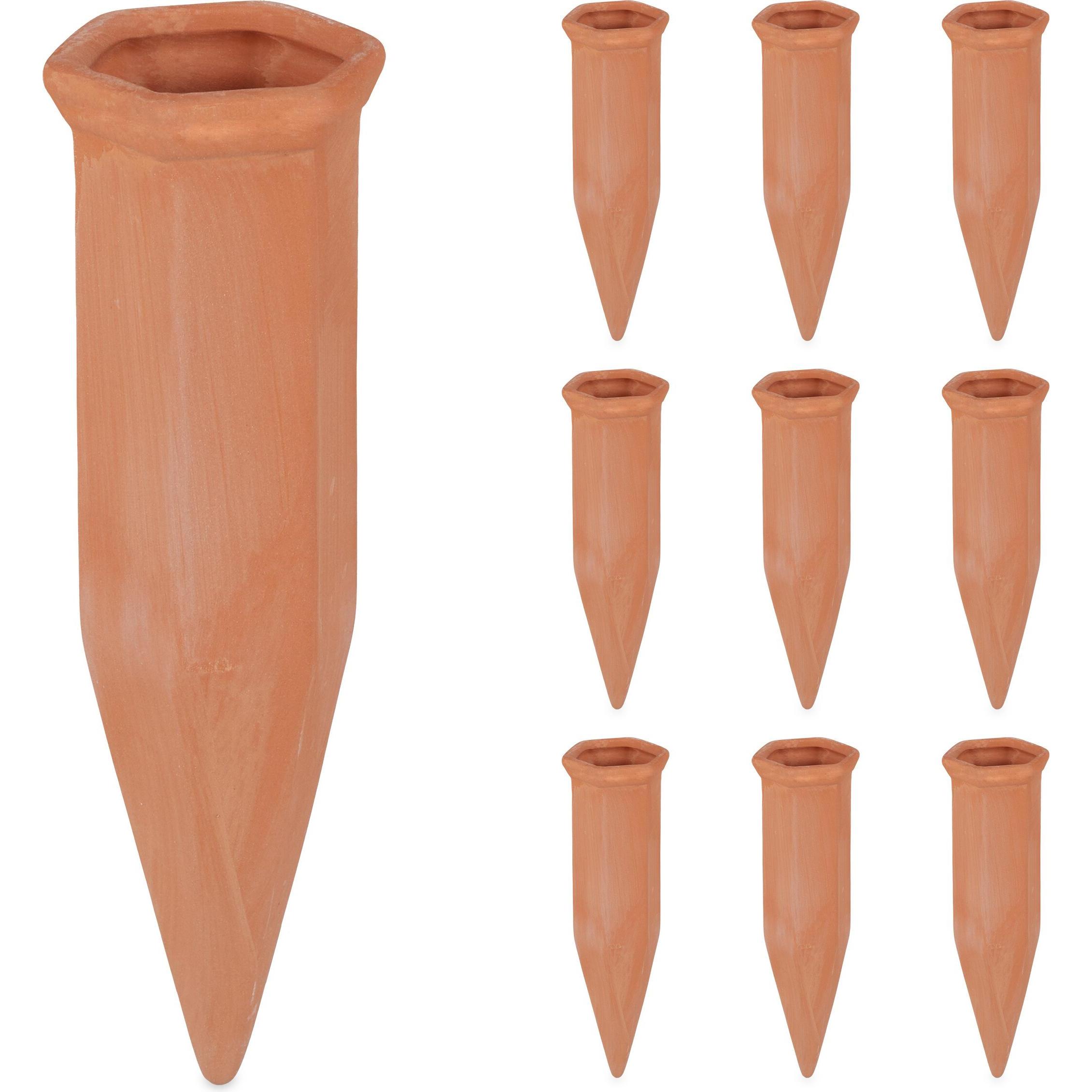 Thumbnail - Relaxdays, Bewässerungskugeln + Tonkegel, Tonkegel (Tonkegel Bewässerung)