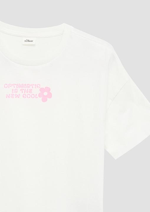 Produktbild S.Oliver T-Shirt Boxy-T-Shirt aus Jersey mit Printdetail (134, 140)