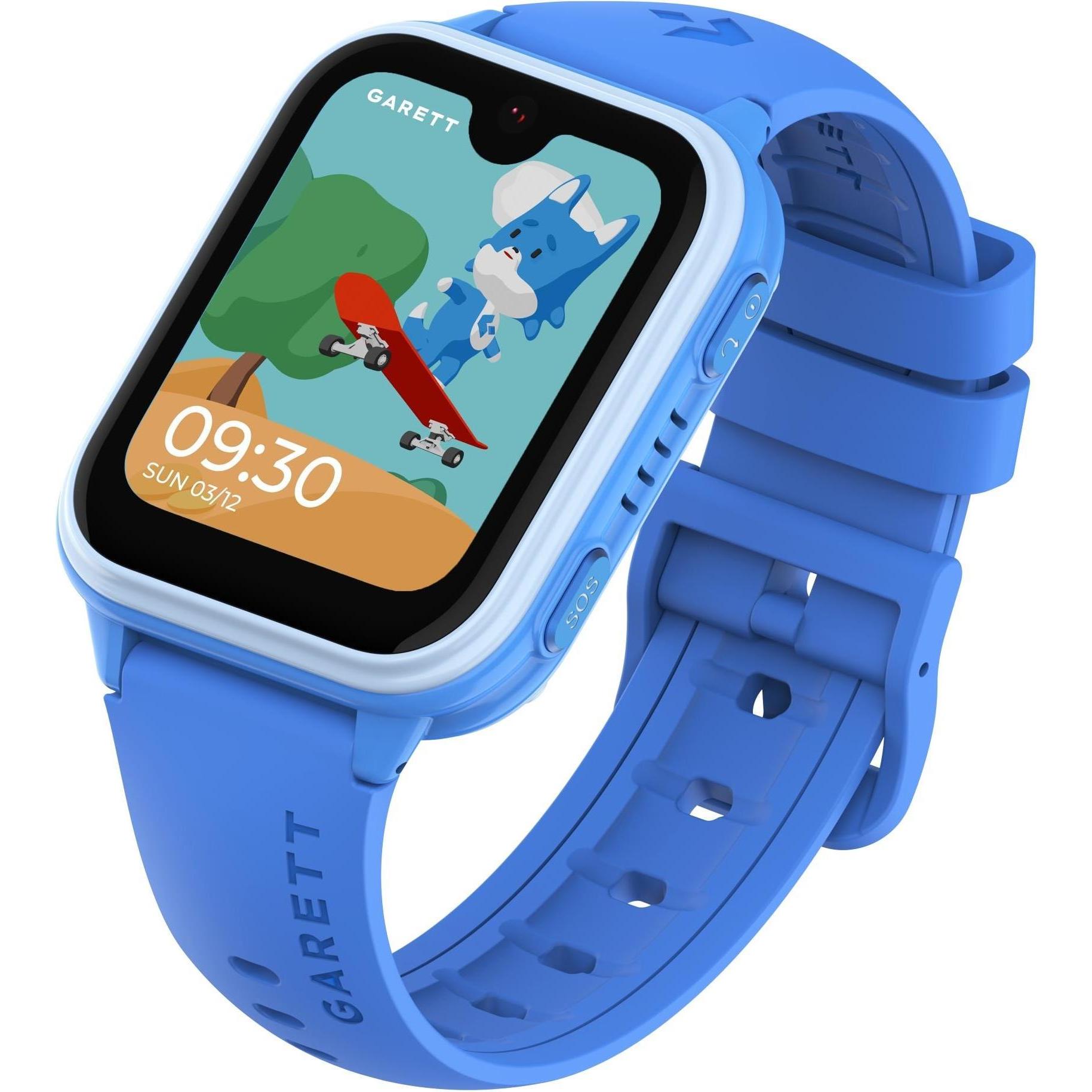 Garett Azzurro Smartwatch Kids Vibe 4G Amoled Blu (4G), Smartwatch