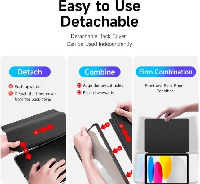 Actual product image Dux Ducis Magi Series (iPad 2022 (10th Gen), iPad 2025 (11th gen))