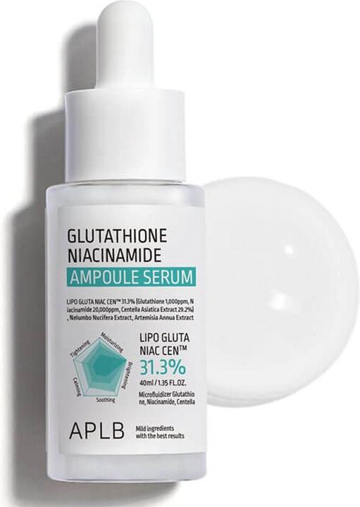 Aplb Glutathione Niacinamide Ampoule Serum Lipo Gluta Niac 31.3% 1.35 (1.35 ml)
