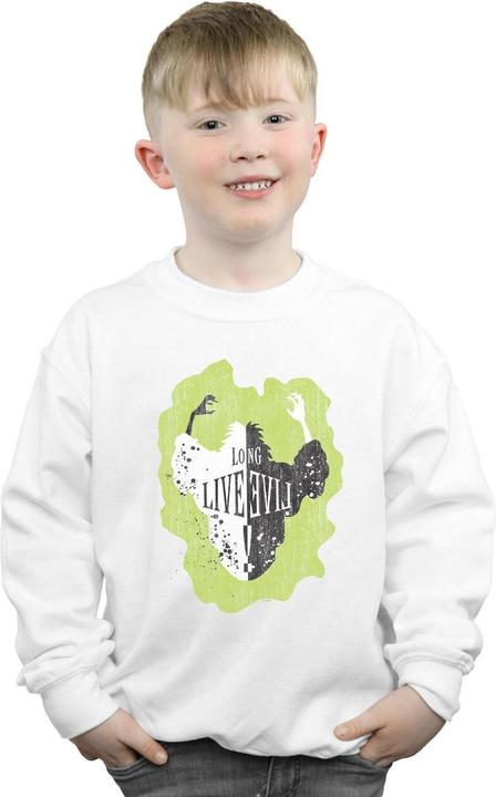 Actual product image Disney Boys The Descendants Cruella Long Live Sweatshirt (128)