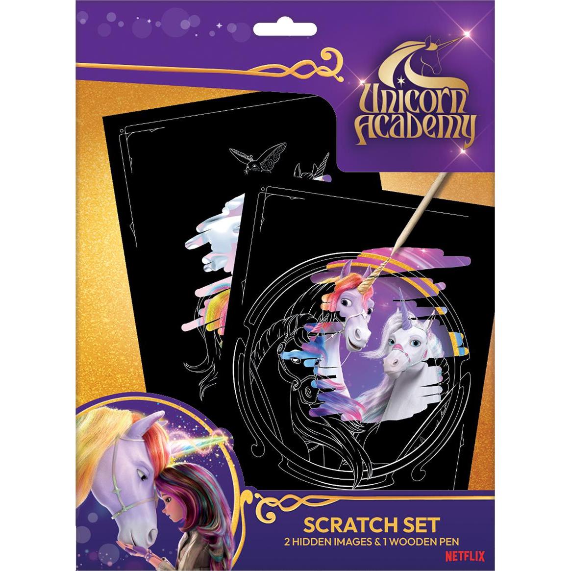 Sombo Unicorn Academy KratzbildSet