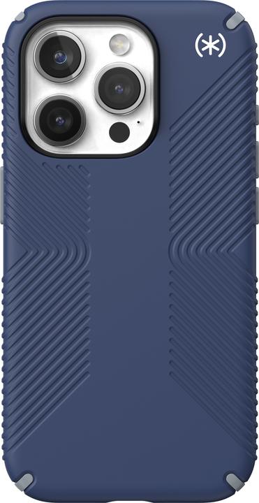 Actual product image speck Presidio2 Grip for iPhone 15 Pro Hulle MagSafe Back Cover Blue (Apple iPhone 15 Pro)