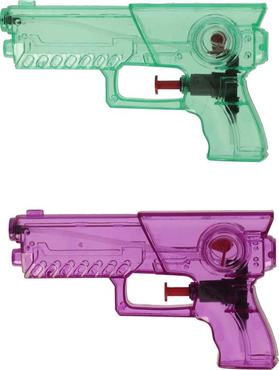Transparent water pistols, 2 pcs-assorted
