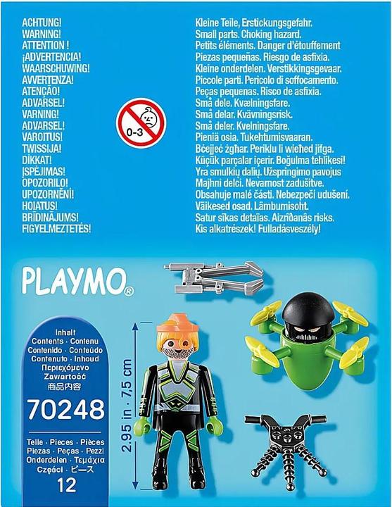 Produktbild Playmobil Agent mit Drohne (70248, Playmobil Special Plus)