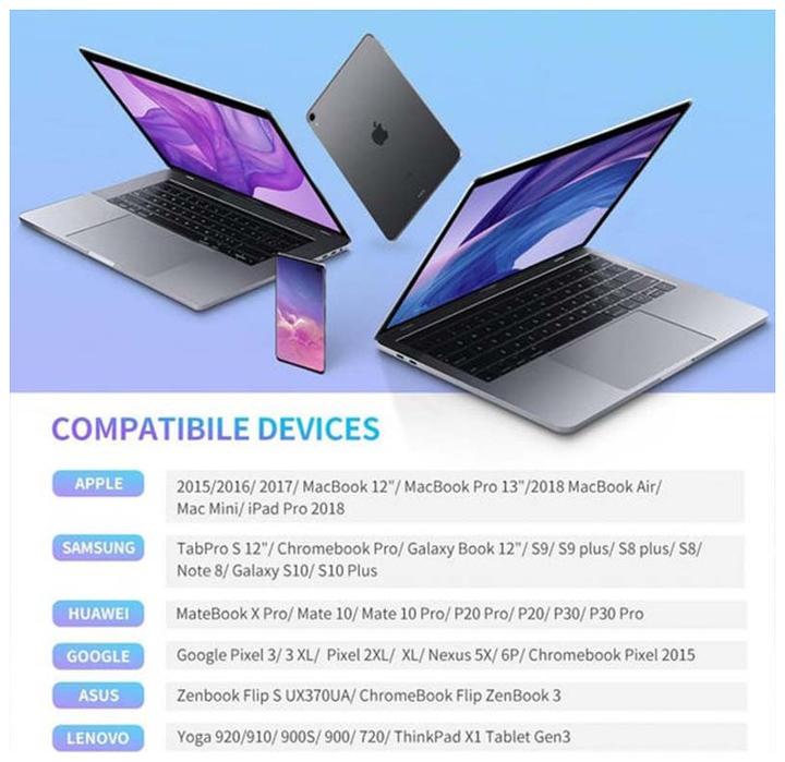 Produktbild Ugreen USB C — USB C (2 m, USB 2.0, 60 W)