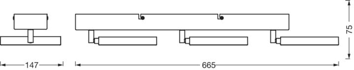 Actual product image Ledvance LEDV LED ceiling light (690 lm)
