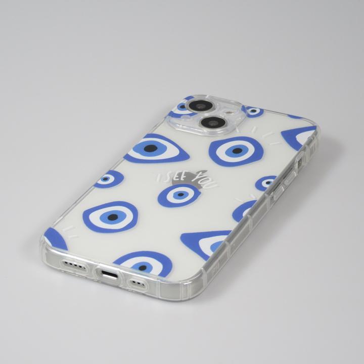 Produktbild PhoneLook Hülle Gummi Silikon transparent artistische Muster Nr. 2 (Apple iPhone 14)