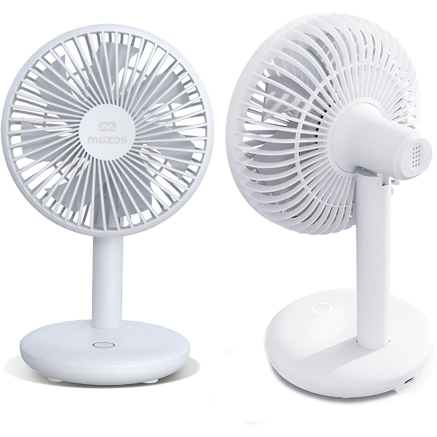 Mozo Wentylator Mozos bezprzewodowy z akumulatorem FS02 biały, Ventilatore, Bianco