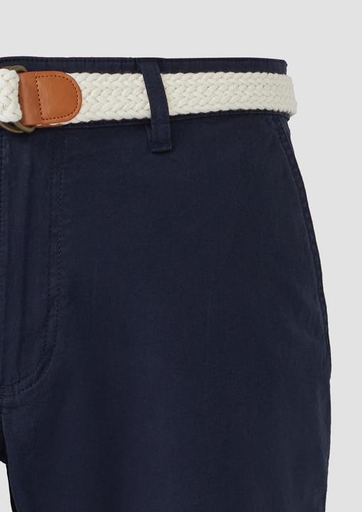 Image du produit s.Oliver Bermuda Phoenix: Baumwoll-Shorts mit Flechtgürtel (33)