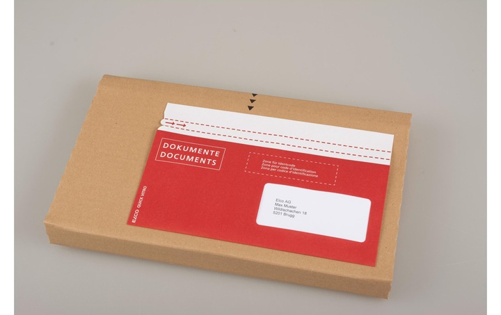 Immagine prodotto Elco Buste portadocumenti Quick Vitro carta Dokumente/Documents conformi agli standard postali (C5/6)
