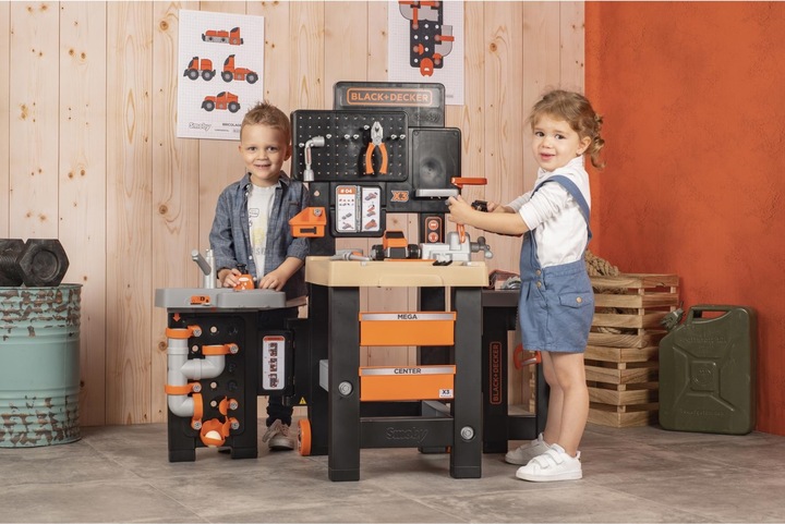 Actual product image Smoby Black+Decker Mega Workbench Center