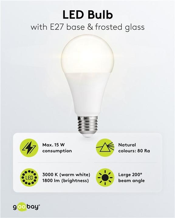 Produktbild Goobay LED-Birne (E27, 1800 lm, 1x)