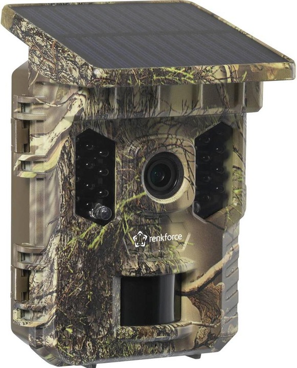 Actual product image Renkforce RF-HC-800 Wildkamera 32 Megapixel WLAN, inkl. Solarladegerät mit Li-Io