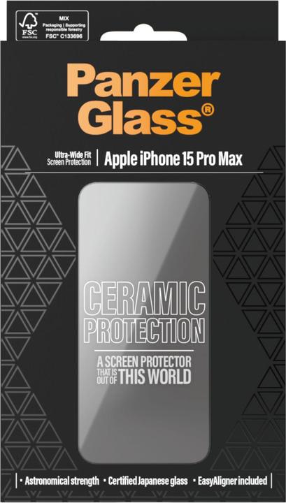 Produktbild PanzerGlass Ultra-Wide Fit (1 Stück, Apple iPhone 15 Pro Max)