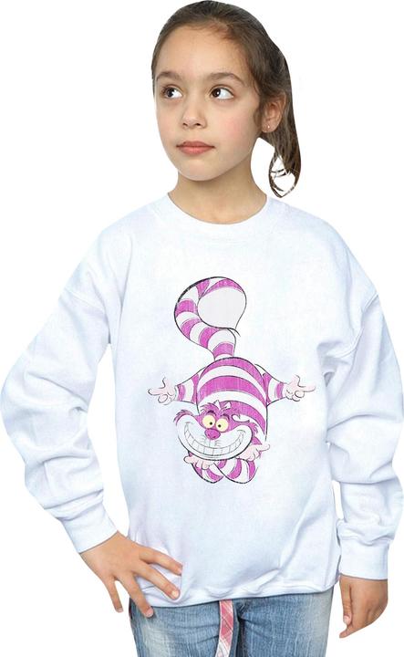 Immagine prodotto Disney Felpa da ragazza Alice in Wonderland Cheshire Cat Upside Down (128)